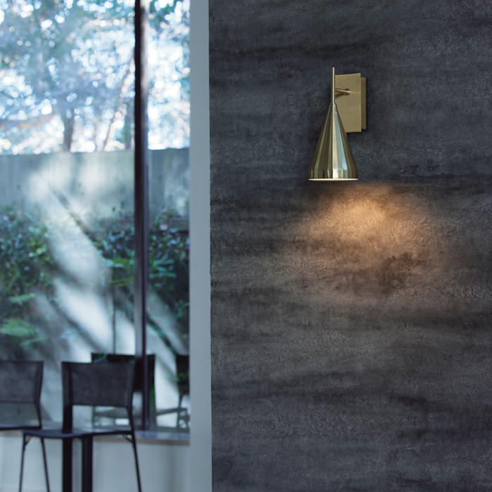 真鍮素材のウォールライトを使ったイメージ